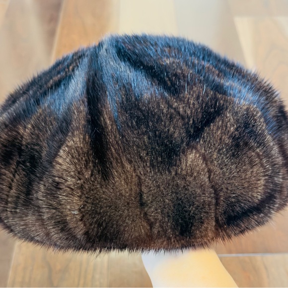 NWOT Luxury Genuine Mink Fur Hat - Picture 2 of 4